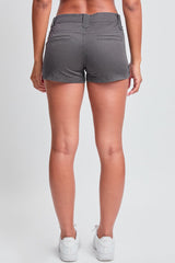 Women's Low Rise Porkchop Poplin Shorts from YMI JEANS
