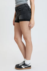 Women’s WannaBettaButt Cuffed Denim Shorts from YMI JEANS