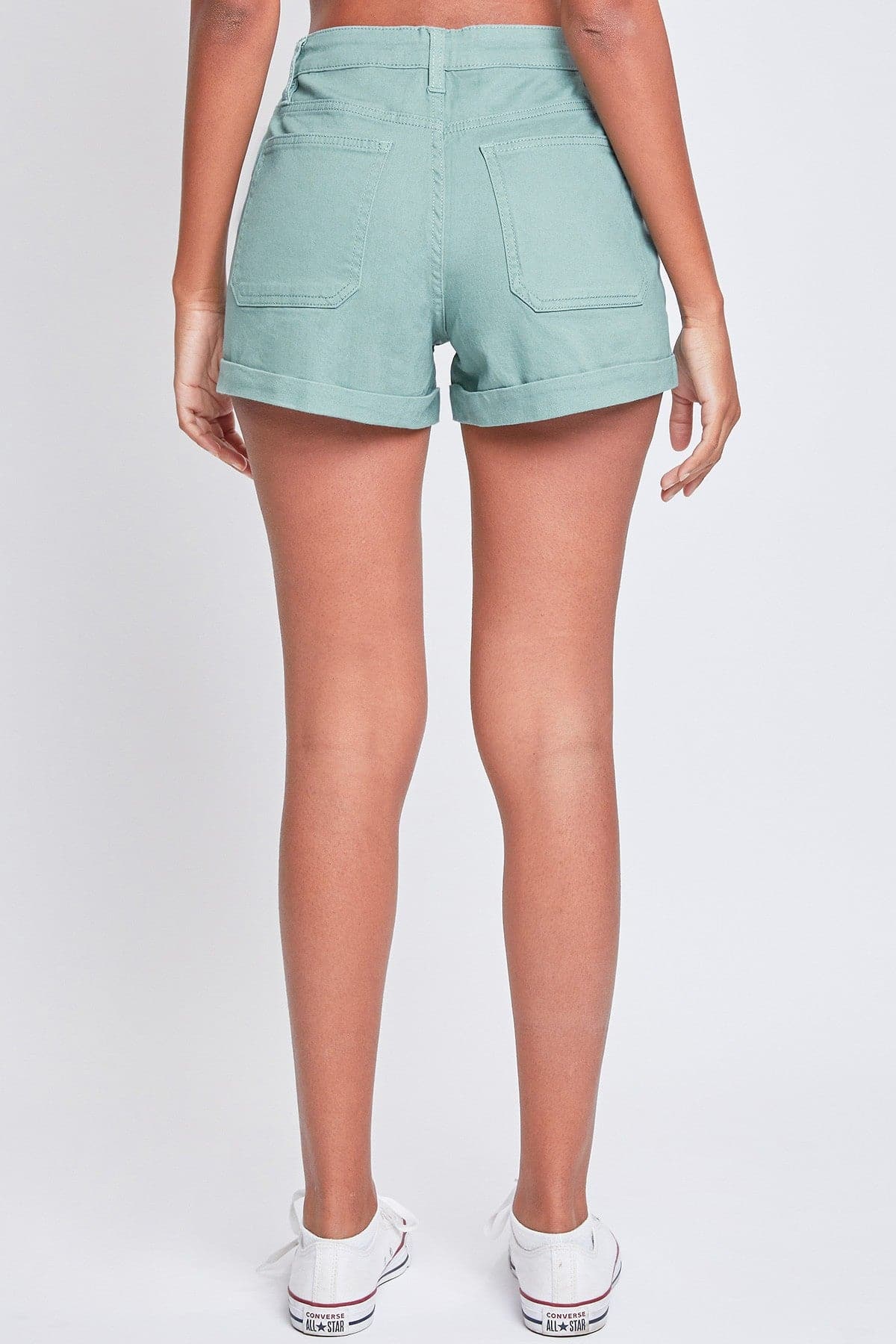 Women's Mid Rise Rolled Cuff Short from YMI JEANS