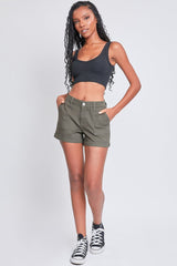 Women's Mid Rise Rolled Cuff Short from YMI JEANS