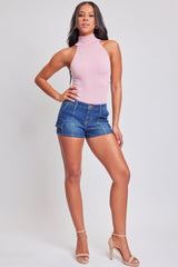 Women´s Mid Rise Cargo Shorts from YMI JEANS