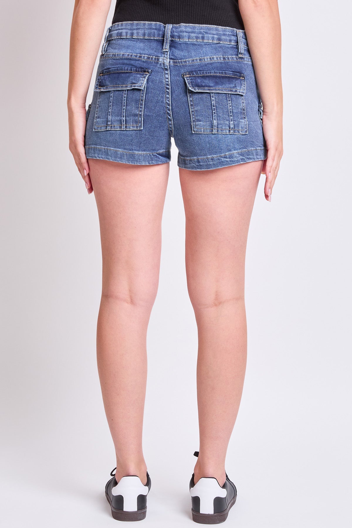 Women´s Denim Cargo Shorts with D-Ring Detail from YMI JEANS