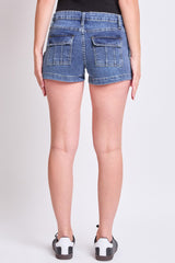 Women´s Denim Cargo Shorts with D-Ring Detail from YMI JEANS