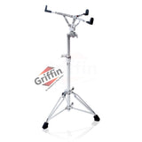 Extended Height Snare Drum Stand by GRIFFIN - Tall Adjustable Height Snare Stand For Practice Pad from GeekStands