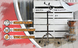 Extended Height Snare Drum Stand by GRIFFIN - Tall Adjustable Height Snare Stand For Practice Pad from GeekStands