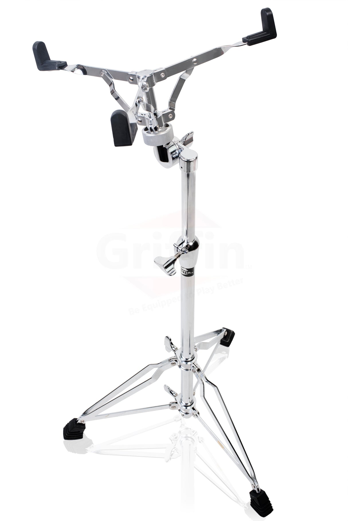 Extended Height Snare Drum Stand by GRIFFIN - Tall Adjustable Height Snare Stand For Practice Pad from GeekStands