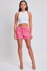 Women´s Frayed Hem Pull-on Shorts from YMI JEANS