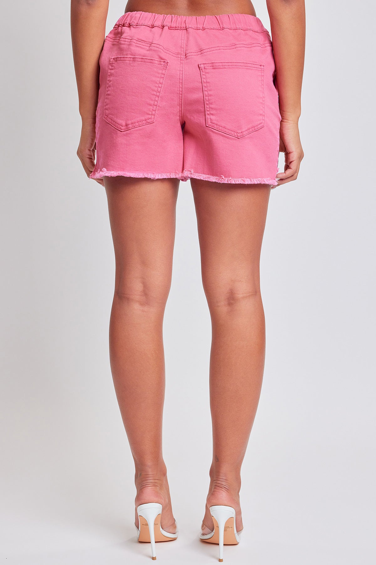 Women´s Frayed Hem Pull-on Shorts from YMI JEANS
