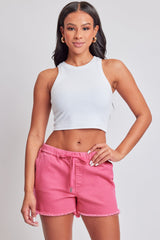 Women´s Frayed Hem Pull-on Shorts from YMI JEANS