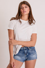 Women's Luxe Low Rise Heart Shape Pocket Shorts from YMI JEANS