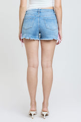Women's Luxe High Rise Shorts with Lace Up Detail from YMI JEANS