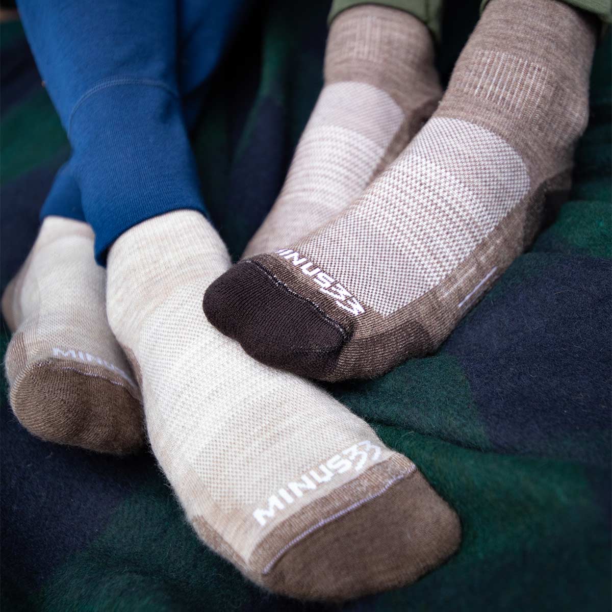 Microweight Cushion - Mini Crew Wool Socks Mountain Heritage from Minus33 Merino Wool Clothing