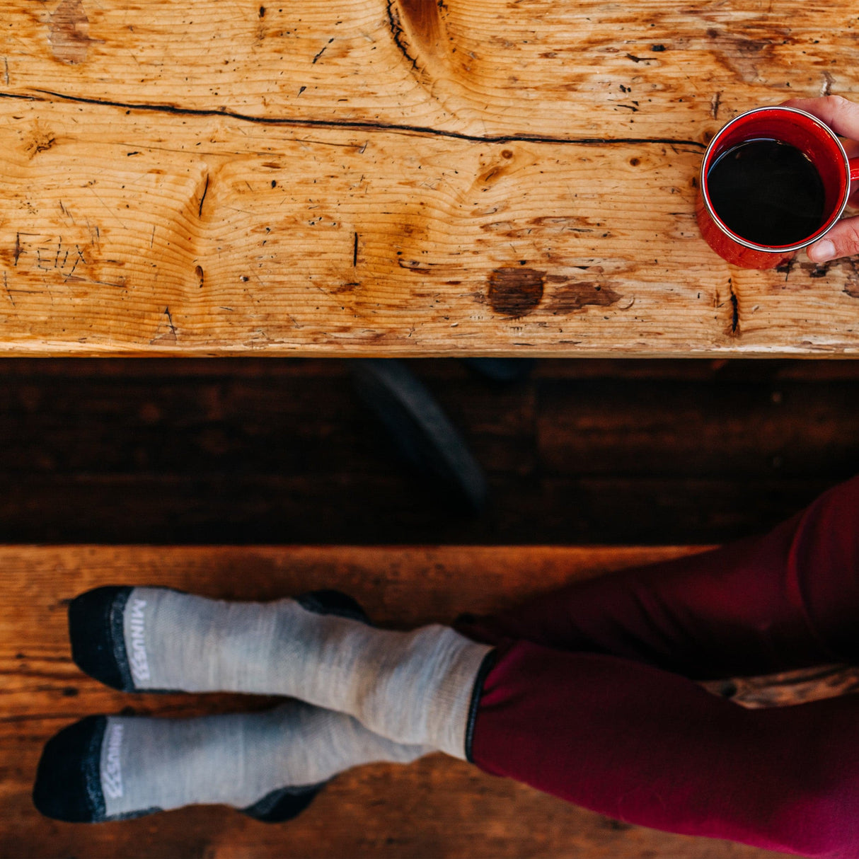 Microweight Cushion - Crew Wool Socks Mountain Heritage from Minus33 Merino Wool Clothing
