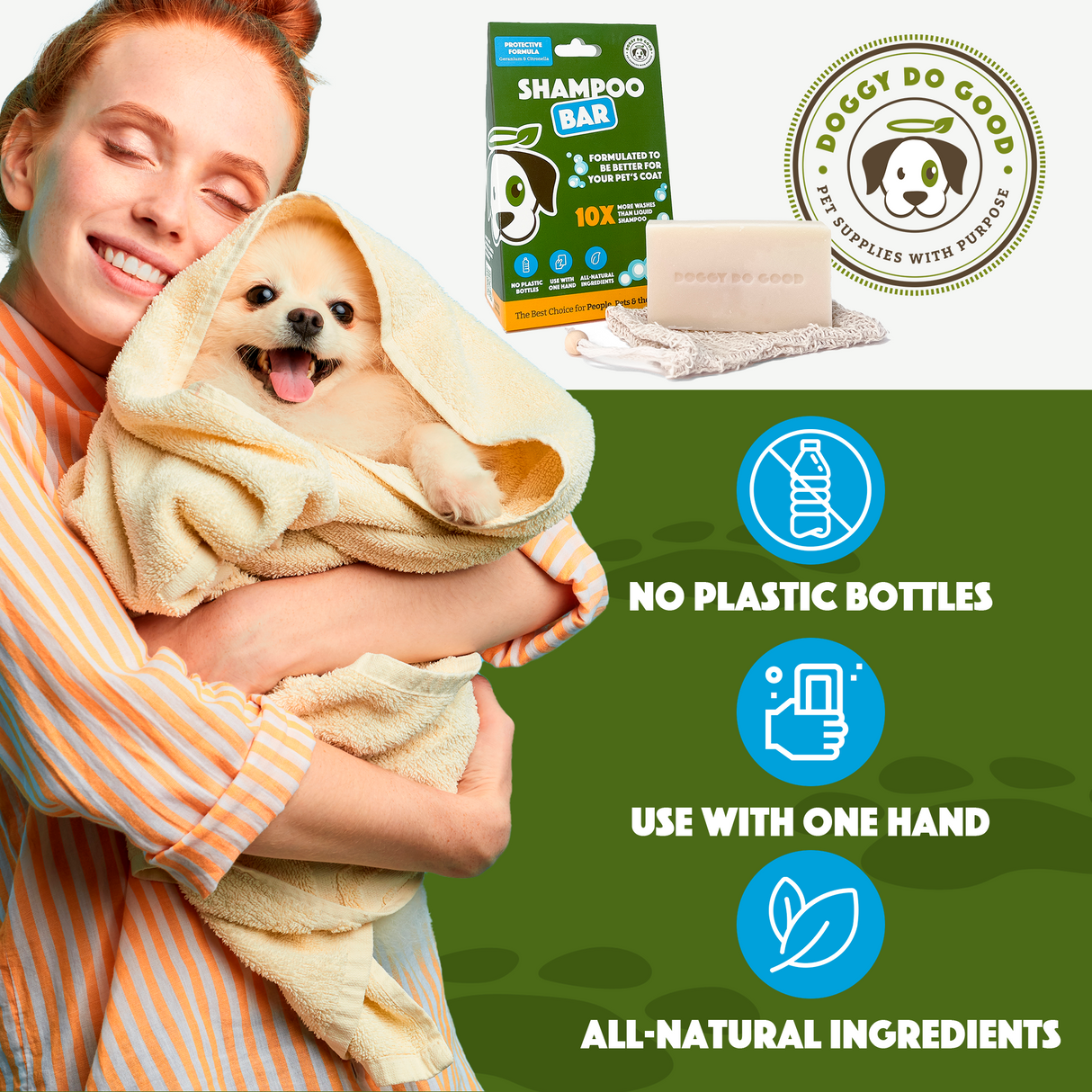 Dog Shampoo Bar - Protective Formula from Doggy Do Good®