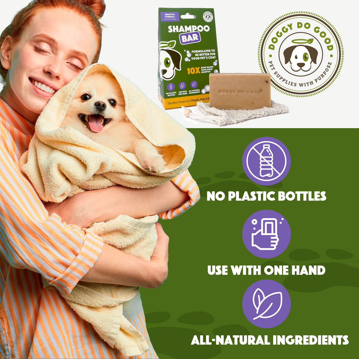 Dog Shampoo Bar - Sensitive Formula from Doggy Do Good®