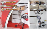 Premium Snare Drum Stand by GRIFFIN - Double Braced Heavy-Duty Weight Mount for Snares, Tom Drums & Adjustable Practice Pad - Percussion Hardware Kit from GeekStands.com