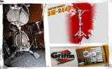 Premium Snare Drum Stand by GRIFFIN - Double Braced Heavy-Duty Weight Mount for Snares, Tom Drums & Adjustable Practice Pad - Percussion Hardware Kit from GeekStands.com