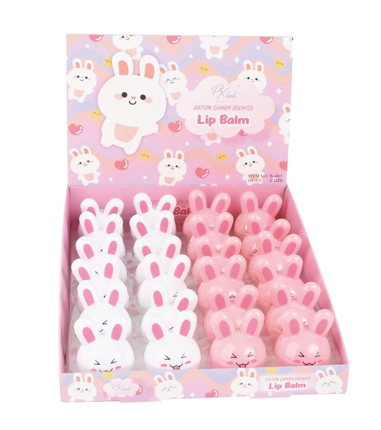 Cotton Candy Lip Balm from Prolux Cosmetics
