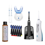 Pursonic Ultimate Oral Care Bundle – Smart Electric Toothbrush, Oral Irrigator, LED Whitening, and Ayurvedic Oil from Pursonic