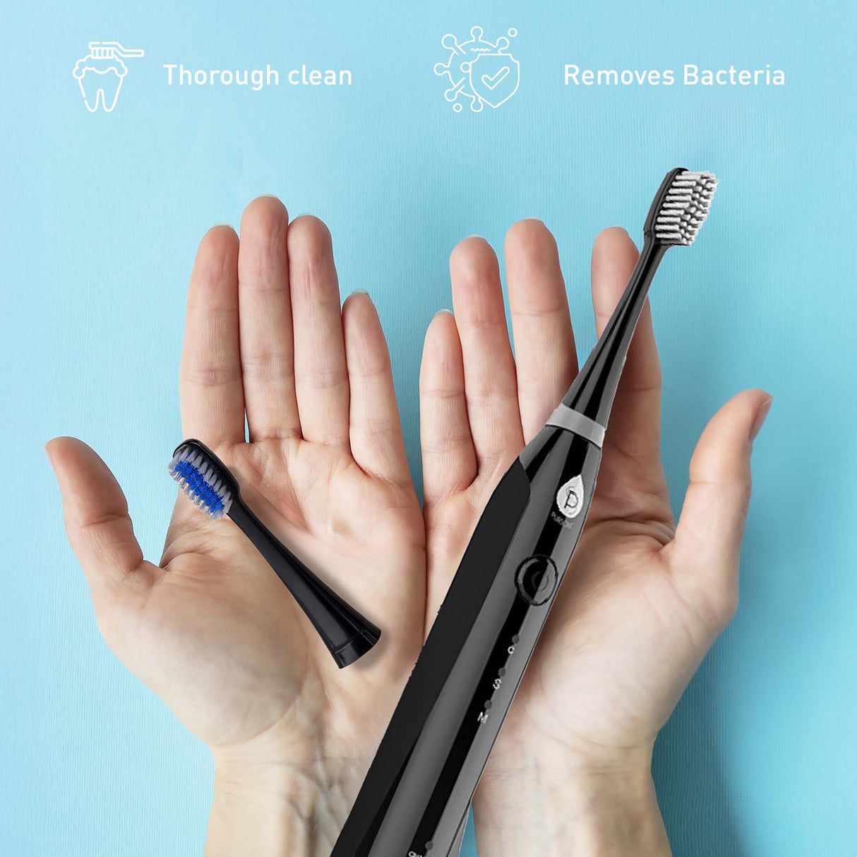 Pursonic Ultimate Oral Care Bundle – Smart Electric Toothbrush, Oral Irrigator, LED Whitening, and Ayurvedic Oil from Pursonic
