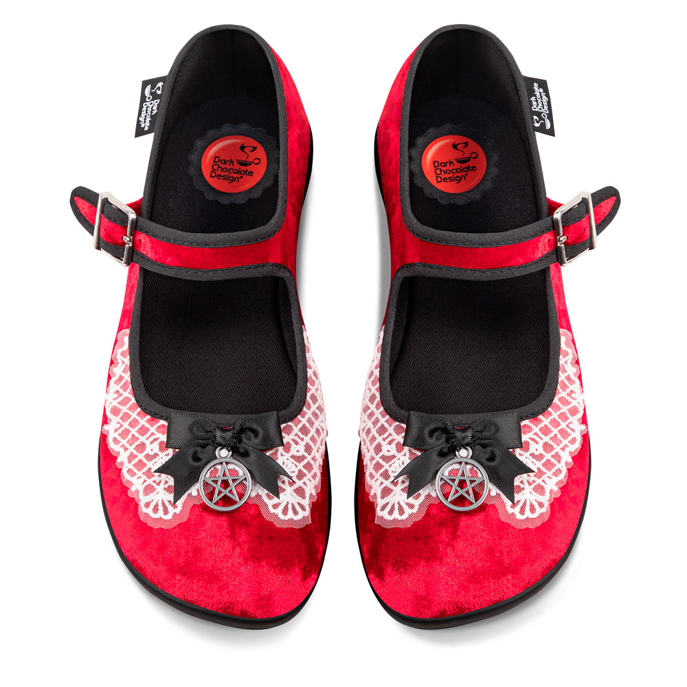 Chocolaticas® Sabrina Women's Mary Jane Flat from Hot Chocolate Design