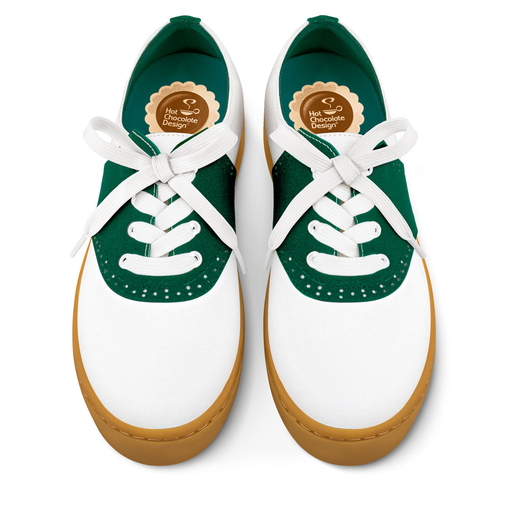 Saddle Green Casual Sneaker from Hot Chocolate Design
