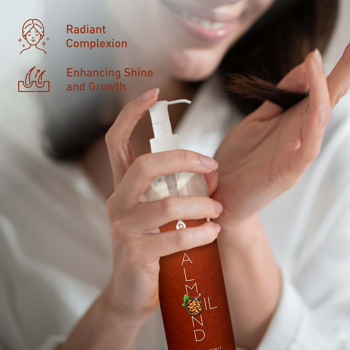 100% Pure & Natural Sweet Almond oil 16 Oz. from Pursonic