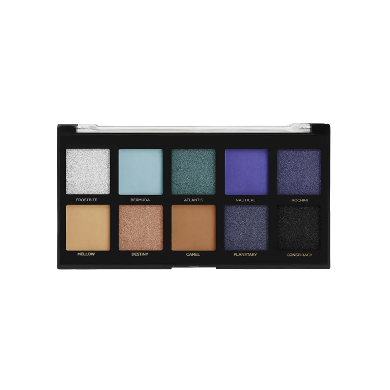 Sapphires 10 shade palette from Profusion Cosmetics
