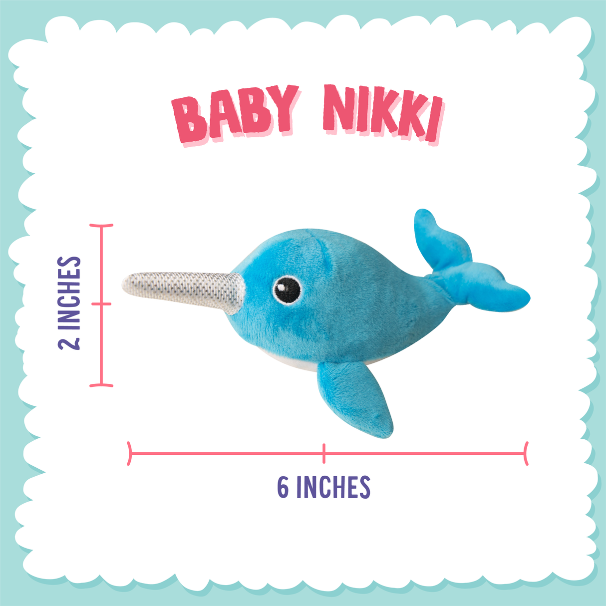 Baby Nikki the Narwhal from Health Extension