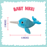 Baby Nikki the Narwhal from Health Extension