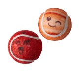 Behind Mars 2pk Tennis Squeaky Balls from Health Extension