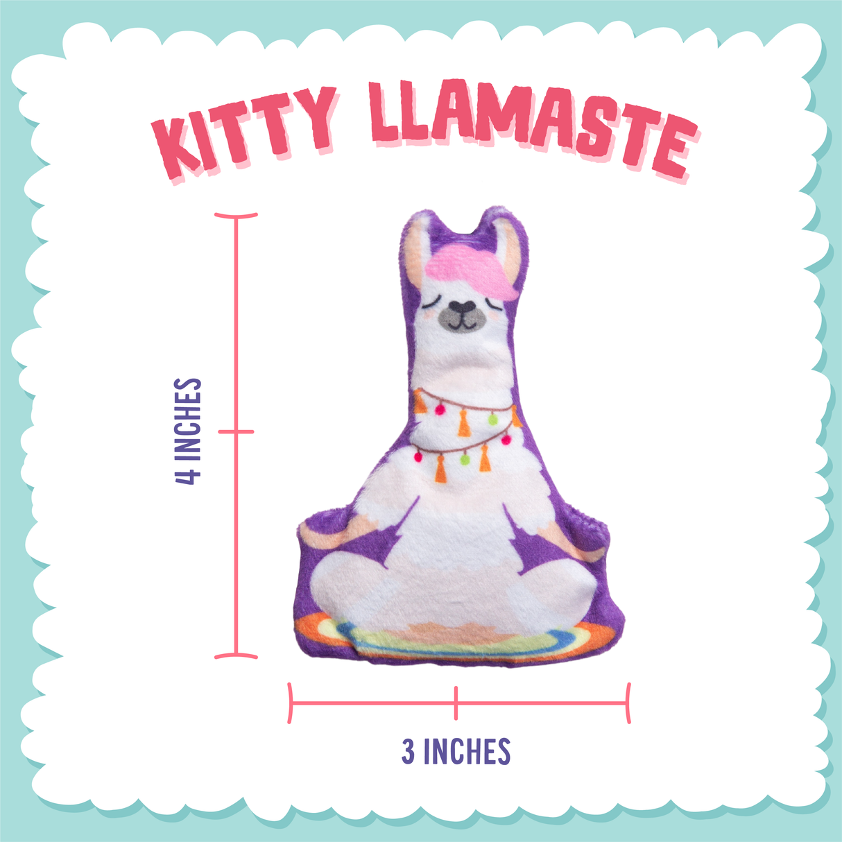 Kitty LLamaste with Catnip from Health Extension