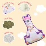 Kitty LLamaste with Catnip from Health Extension