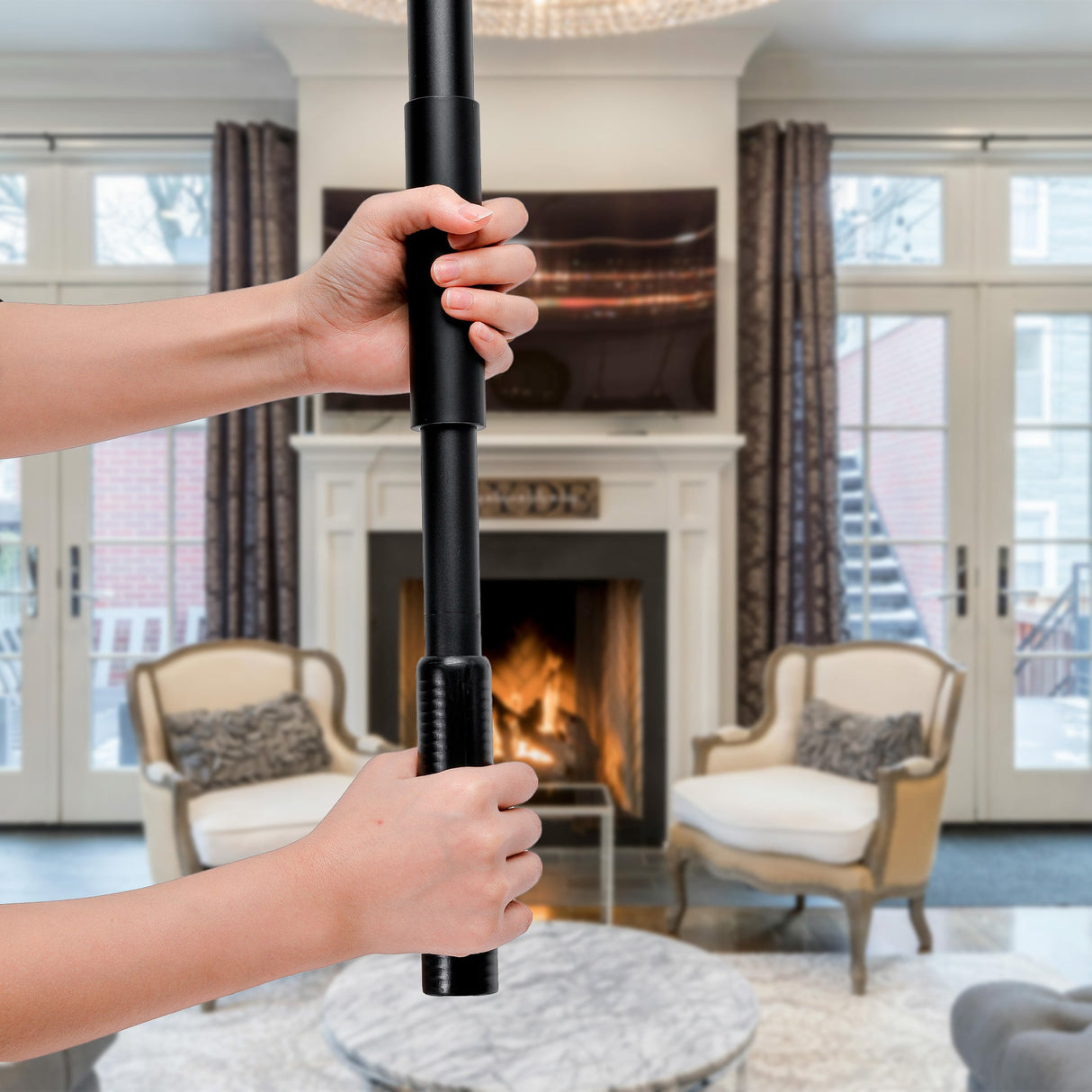 Rechargeable Electric Scalable Scrubber Brush – Reach New Heights in Cleaning from Pursonic