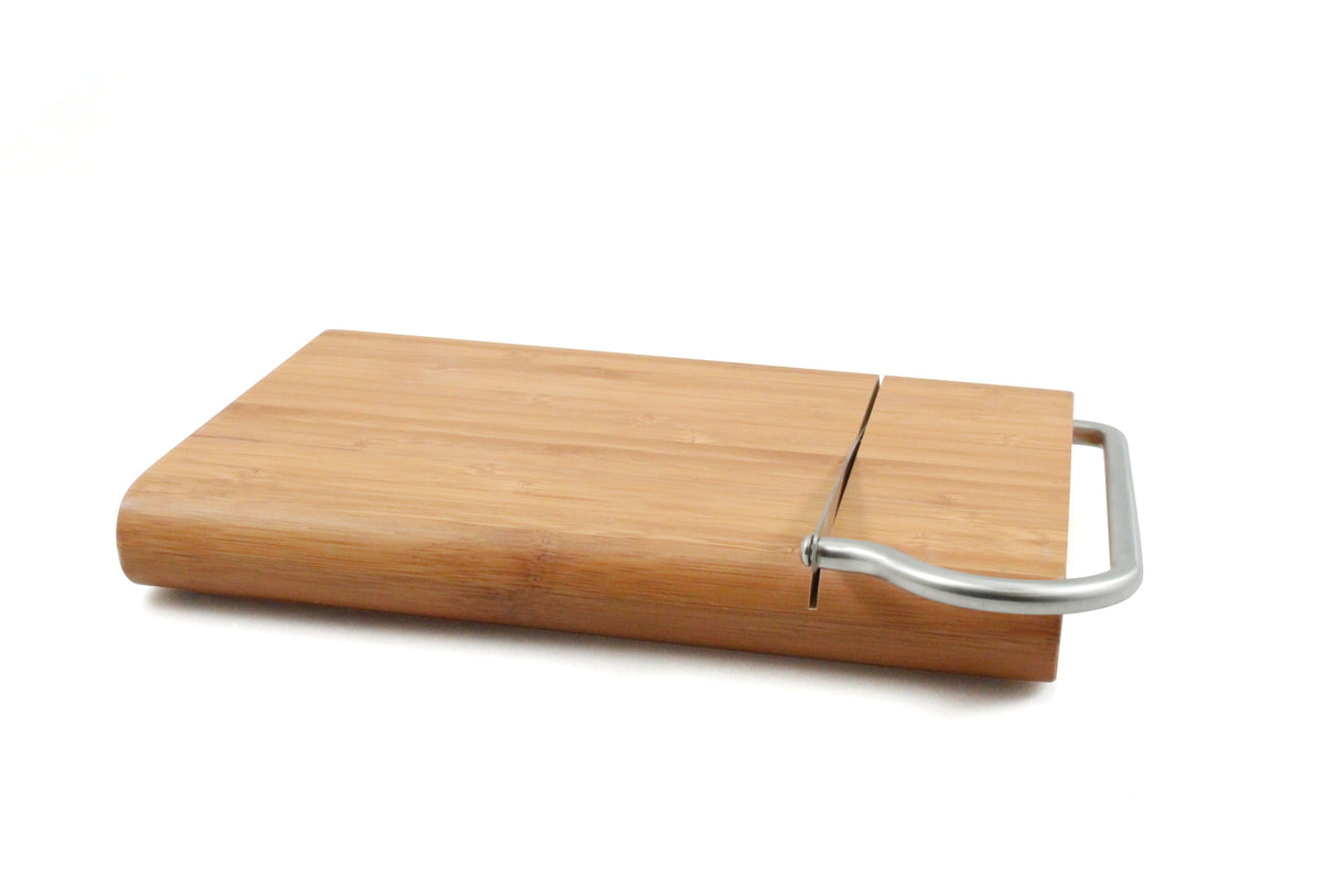 Cheese Serving Board | Bamboo with Stainless Steel Slicer Blade | Swissmar From Swissmar INC