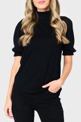 Feminine Mock Neck Luxe Sweater From Gibsonlook
