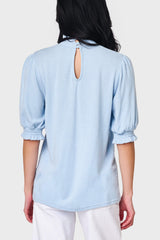 Feminine Mock Neck Luxe Sweater From Gibsonlook
