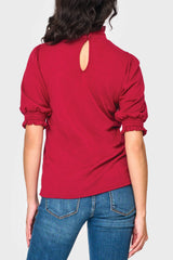 Feminine Mock Neck Luxe Sweater From Gibsonlook