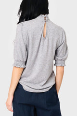 Feminine Mock Neck Luxe Sweater From Gibsonlook