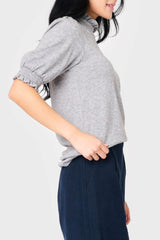 Feminine Mock Neck Luxe Sweater From Gibsonlook
