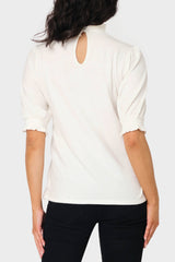 Feminine Mock Neck Luxe Sweater From Gibsonlook