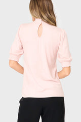Feminine Mock Neck Luxe Sweater From Gibsonlook
