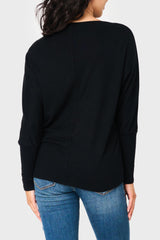 Slouchy Luxe Open Neck Sweater From Gibsonlook