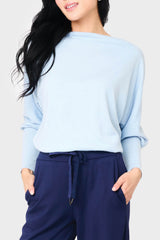 Slouchy Luxe Open Neck Sweater From Gibsonlook