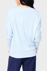 Slouchy Luxe Open Neck Sweater From Gibsonlook