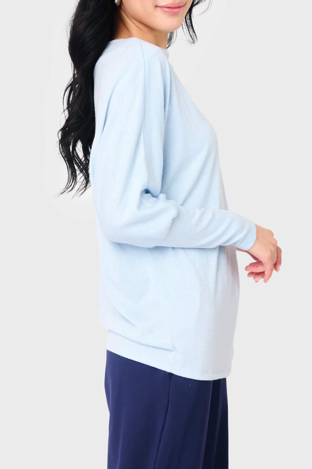 Slouchy Luxe Open Neck Sweater From Gibsonlook