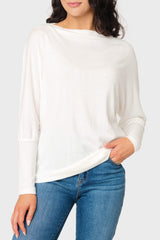 Slouchy Luxe Open Neck Sweater From Gibsonlook