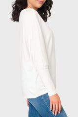 Slouchy Luxe Open Neck Sweater From Gibsonlook