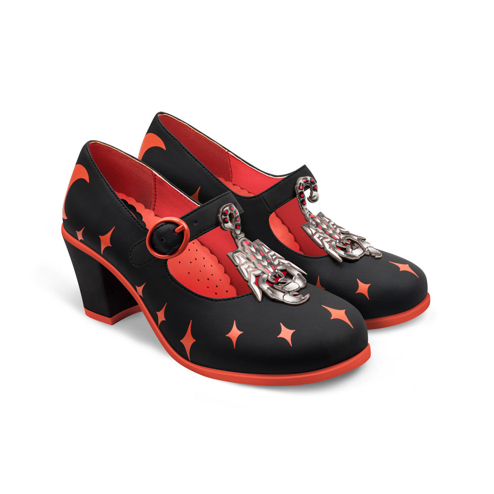 Chocolaticas® Mid Heels Scorpio Women's Mary Jane Pump From Hot Chocolate Design