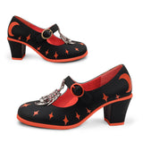 Chocolaticas® Mid Heels Scorpio Women's Mary Jane Pump From Hot Chocolate Design